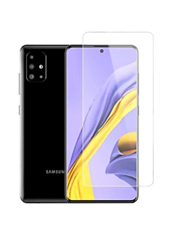 BORTONY 3D Tempered Glass Screen Protector For Samsung Galaxy A51 clear - Image 1