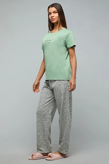 أر أند بي Paisley Print Pyjama Set