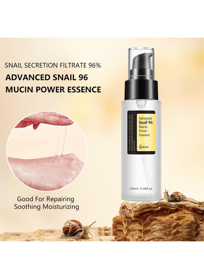 Sokgo Professional Snail Mucin Serum, Intensive Hydration and Repair for Healthy Skin  - Image 5