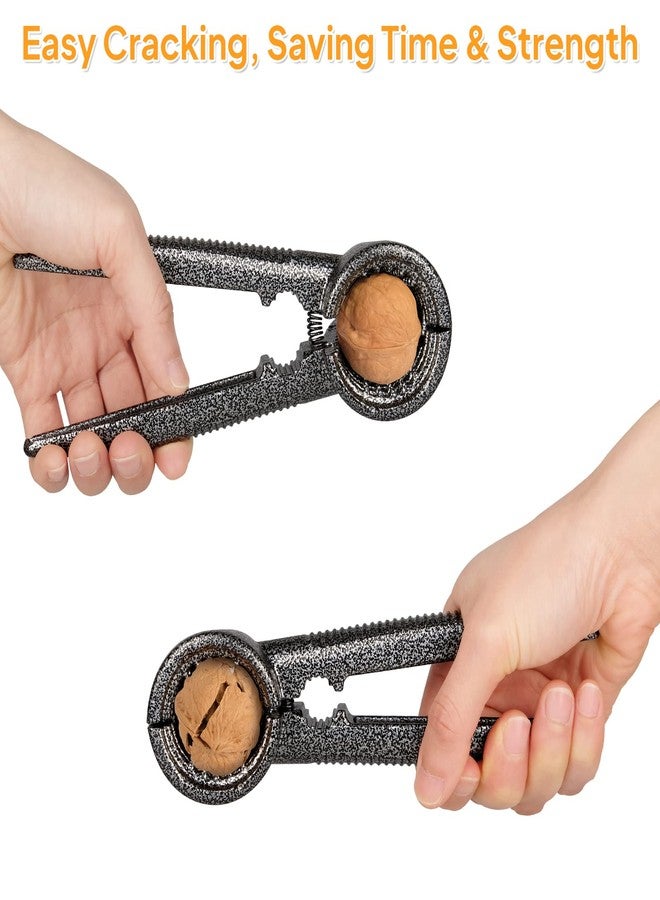 Sanchamy كسارة جوز البقان، كماشة جوز بمقابض مانعة للانزلاق، أداة متينة لكسر جوز السلطعون بقبضة جيدة، تتضمن قطعتين للفك - Image 2