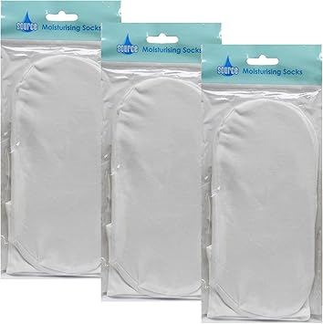 Source جوارب سوبر ناعمة مرطبة من القطن للعناية الصحية 3 أزواج - Image 1