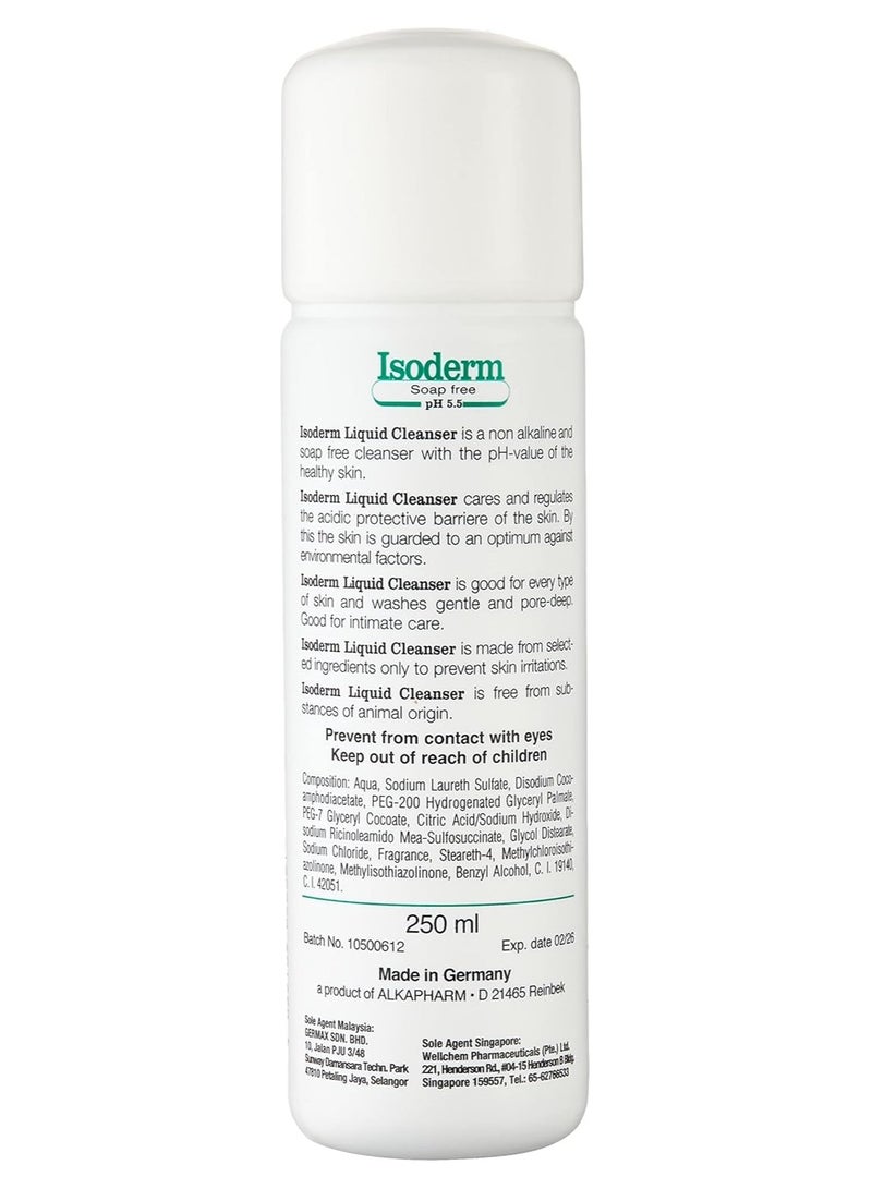 ISODERM Liquid Cleanser 250ml - Image 2