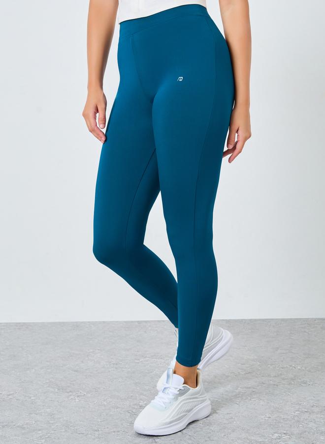 Styli Active Broad Waistband Basic Leggings - Image 1
