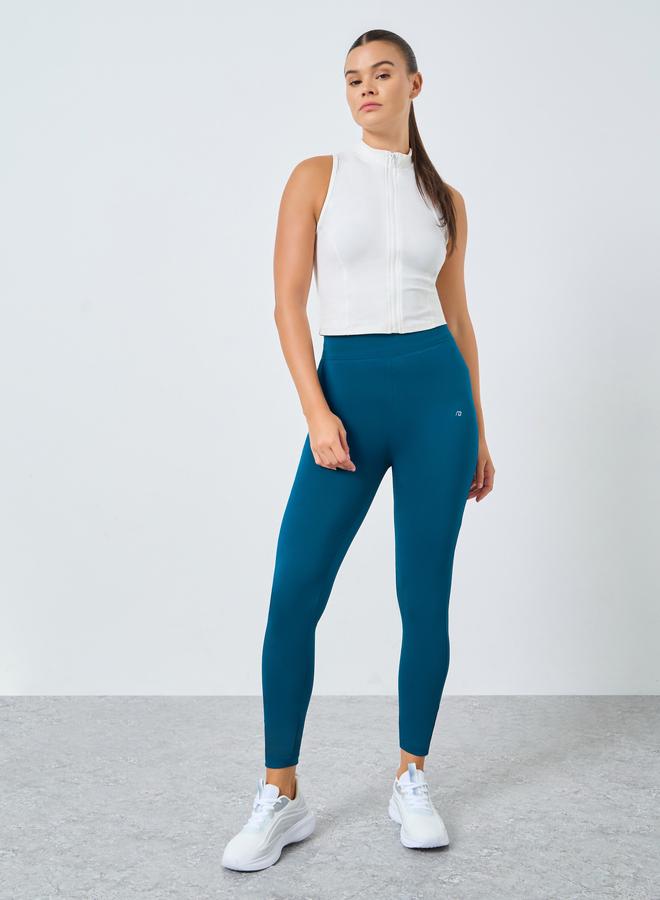 Styli Active Broad Waistband Basic Leggings - Image 2