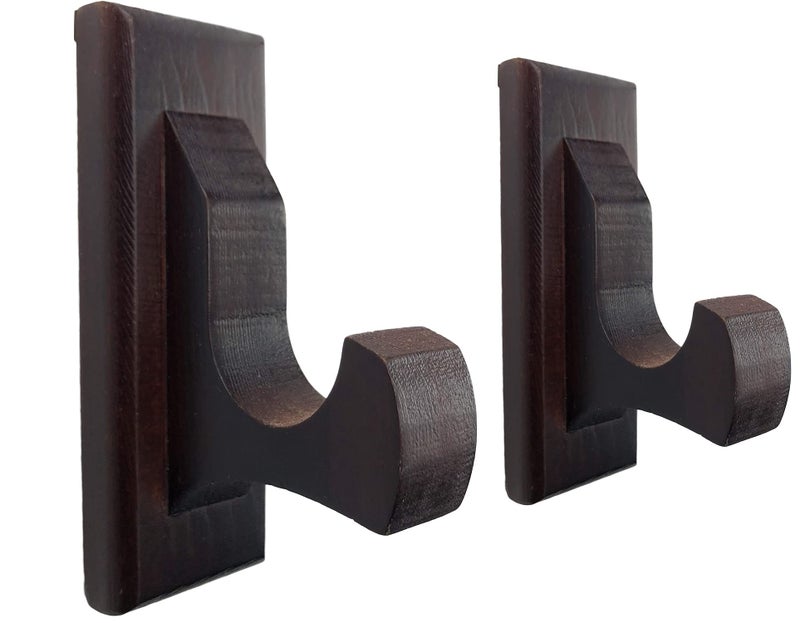 NANGOPOP NANGOPOP Sword Wall Mount Display Hooks  Wood Sword Holder Rack Hanger for Martial Arts Weapons Axe Knife Dagger Lightsaber and Wizard Wand at Home or Office