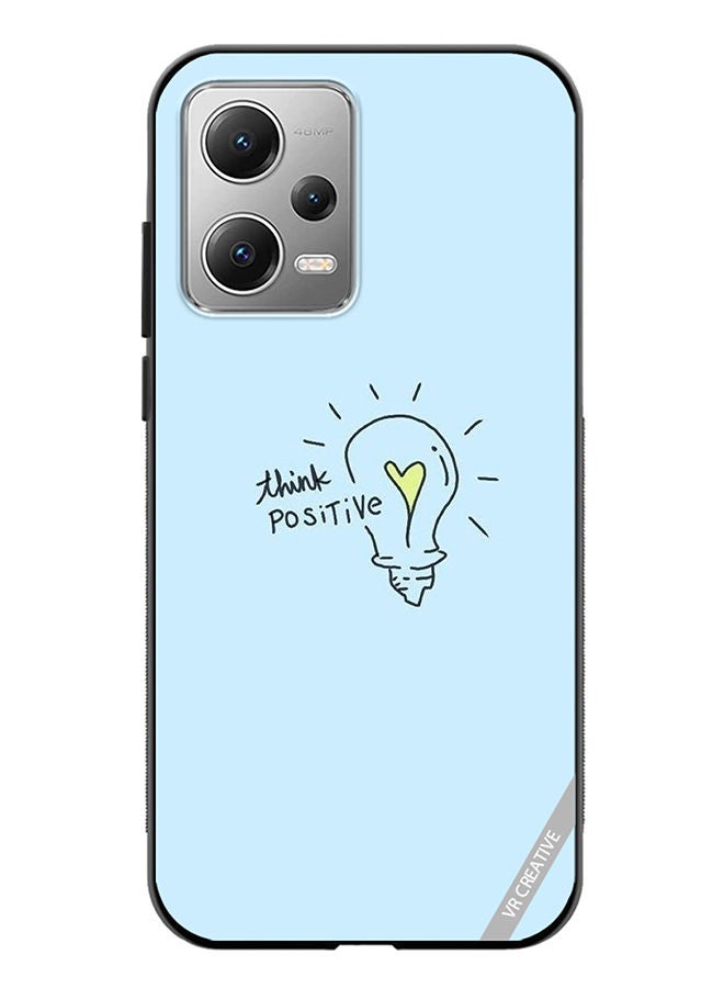VR CREATIVE Protective Case Cover For Xiaomi Redmi Note 12 Think Positive Design Multicolour - Image 1
