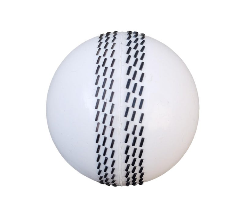 IFOLDUP Rubber Synthetic Cricket Ball i10 -Poly Hard Ball for Indoor and Outdoor Training (Combo 3 PC White) - Image 3