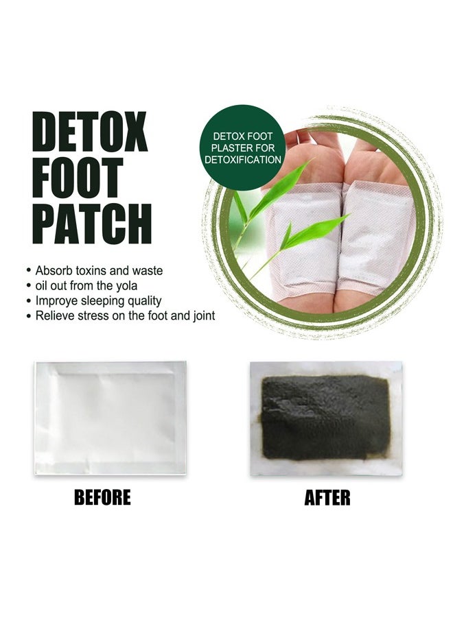 SOUTH MOON - Foot care foot patch, natural bamboo charcoal ingredients, improve headaches and back pain, help sleep - Image 1