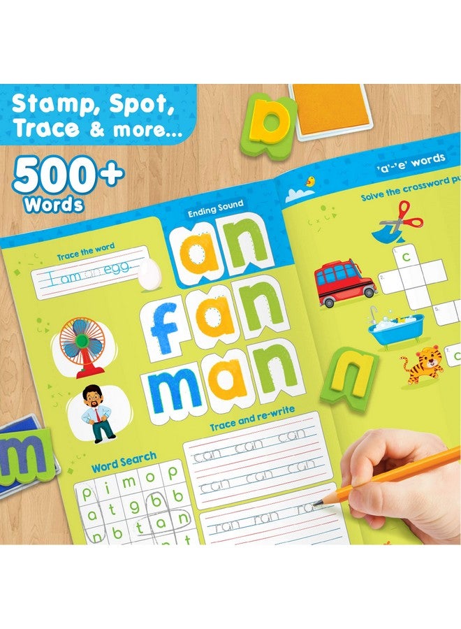 Imagimake Learn To Spell-Preschool Learning Activities-Includes Sight Words,Cvc Letters,Phonics Books For Beginners-Educational Toys For 3 Yr Old-Montessori Toys For Toddlers For Age 3,4,5 Years,Kid - Image 3