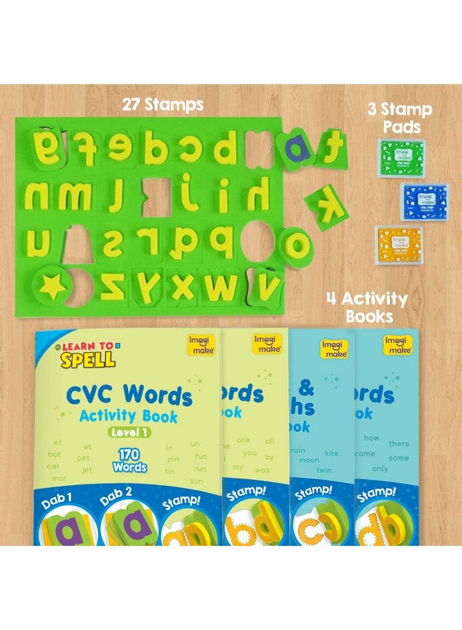 Imagimake Learn To Spell-Preschool Learning Activities-Includes Sight Words,Cvc Letters,Phonics Books For Beginners-Educational Toys For 3 Yr Old-Montessori Toys For Toddlers For Age 3,4,5 Years,Kid - Image 2