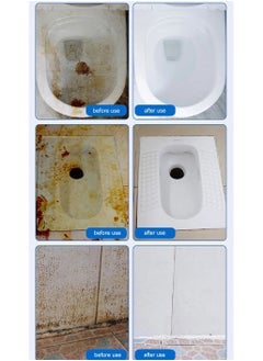 AROAQ 30 Pieces Toilet Cleaner Sheet Toilet Cleaning Deodorant Yellow Dirt Cleaning Products  - Image 3