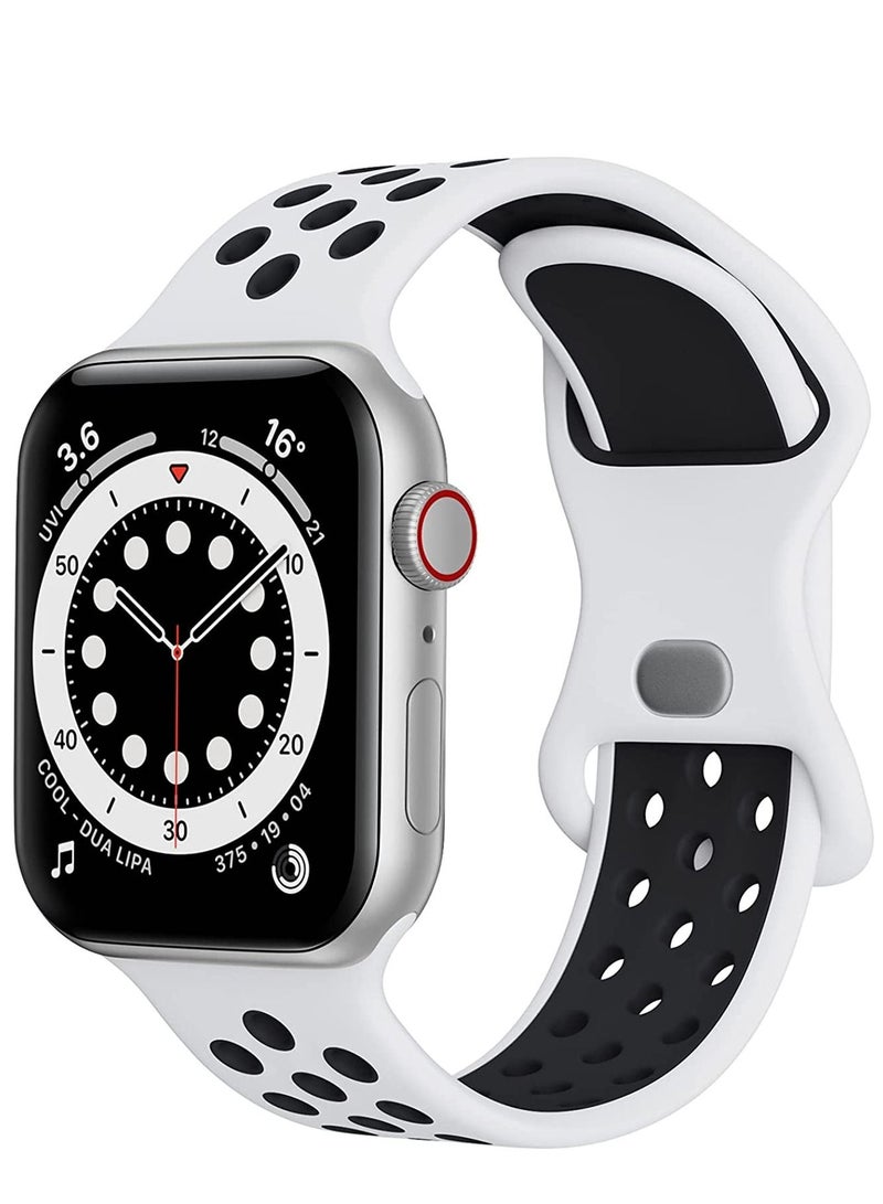 GULFLINK Silicone Watch Band 220mm Length for Apple iWatch 42/44/45 mm - Image 1