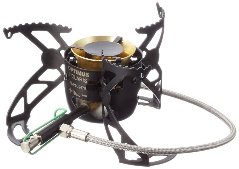 Optimus Polaris Optifuel Stove, Liquid or Canister Fuel type, Camping, Backpacking, Emergency Preparedness, Durable Metal Construction - Image 1