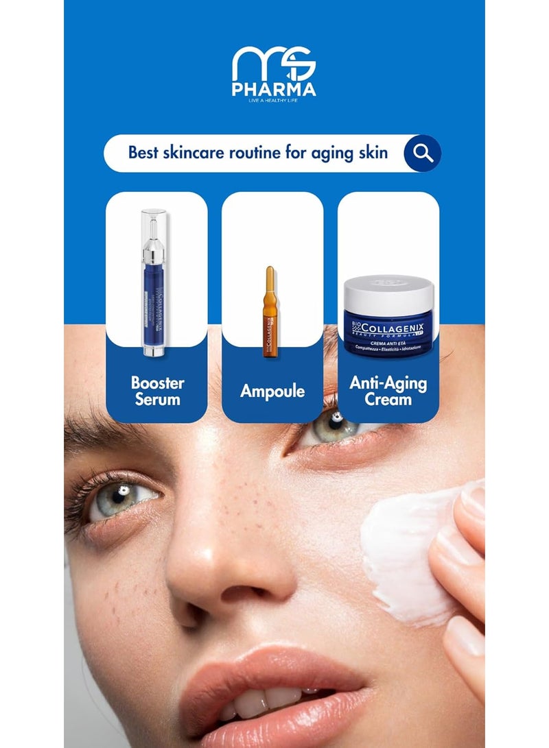 ESI - Biocollagenix Anti-Ageing Plus Face Cream for Mature Skin, with Marine Collagen and Hyaluronic Acid, Anti-Age and Antioxidant Action, Gives Firm, Nourished and Elastic Skin, 50 ml - Image 5