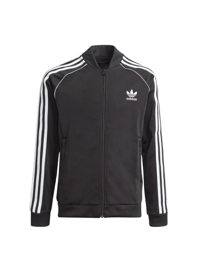 adidas Originals adidas SST TRACKTOP Black Originals Kids TRACK TOPS