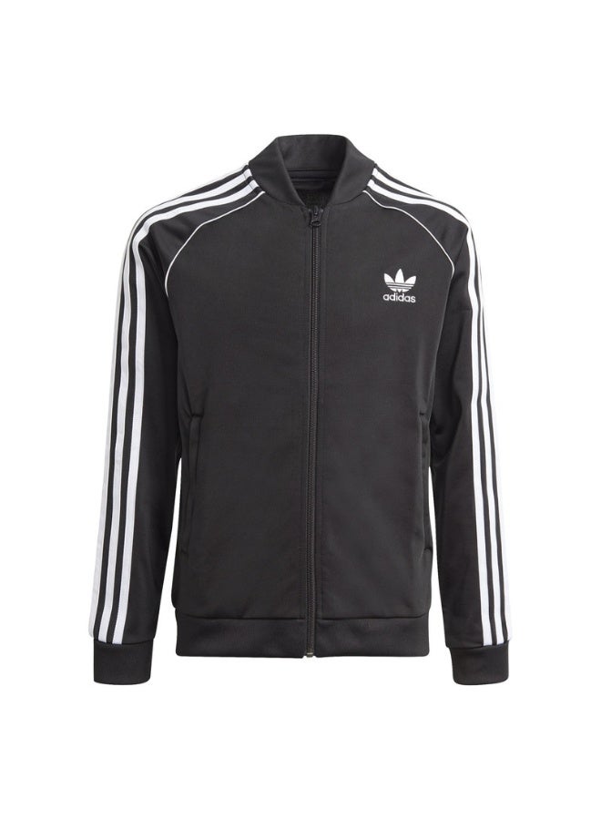 اديداس اوريجينالز جاكيت رياضي SST TRACKTOP أسود للأطفال من أوريجينالز - Image 1