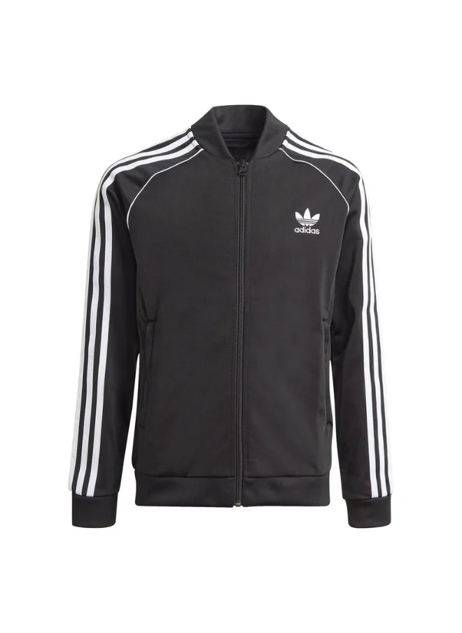 adidas Originals adidas SST TRACKTOP Black Originals Kids TRACK TOPS