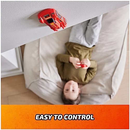 Air Hogs, Zero Gravity Sprint RC Car Wall Climber, Red USB Micro B Rechargeable Indoor Wall Racer, Over 4-Inches, Kids Toys for Kids Ages 4 and up - Image 5