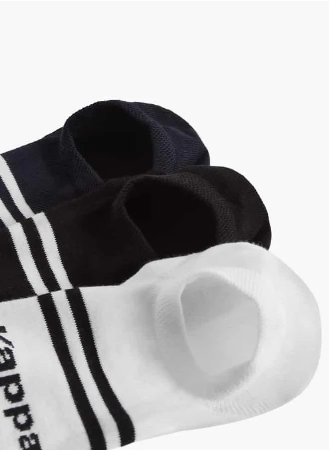 Kappa Set of 3 - Kappa Logo Print Invisible Socks