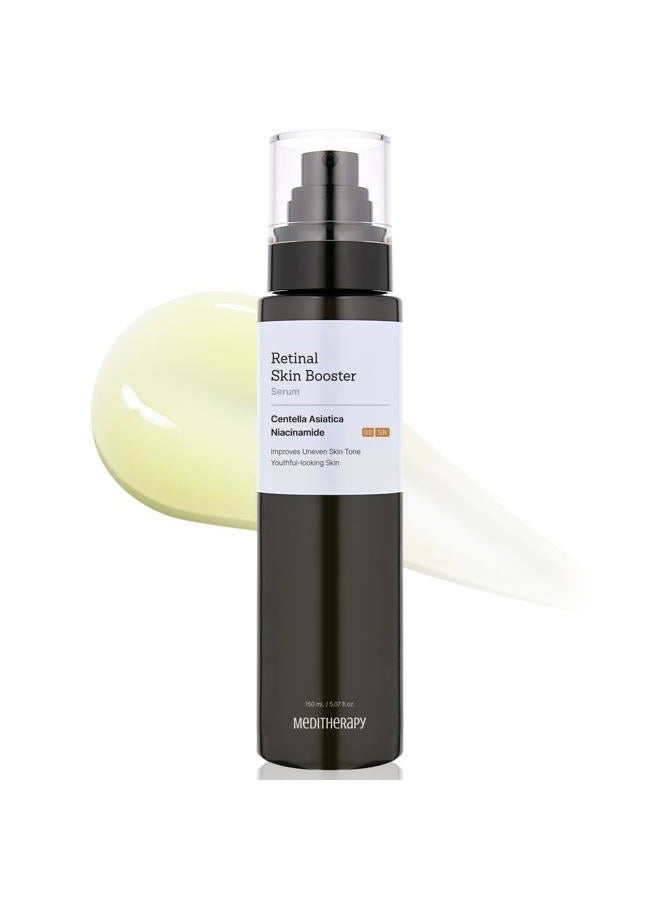 MEDITHERAPY Retinal Skin Booster Serum – Beginner-Friendly, Non-Irritating Retinol for Face and Body – Pore Minimizer, Wrinkle Treatment, Glass Skin – Korean Skin Care, 5.07 Fl. Oz Large Size - Image 1
