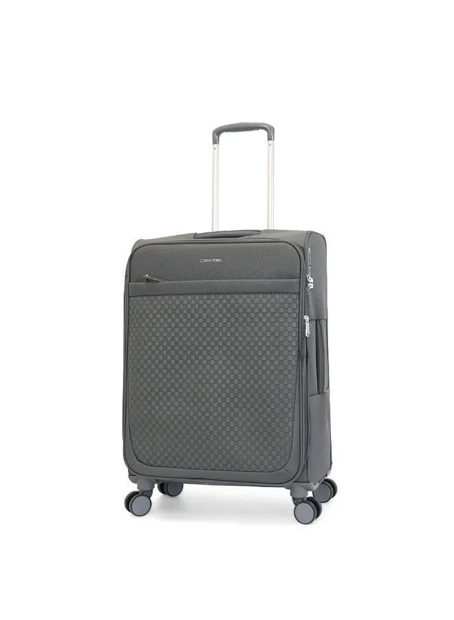 Calvin Klein Check In Charcoal Cabin Luggage Bag