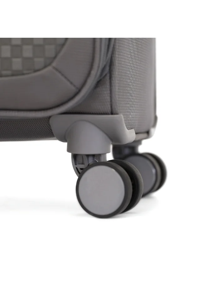 CALVIN KLEIN  Calvin Klein Check In Charcoal Cabin Luggage Bag  | Best Price UAE