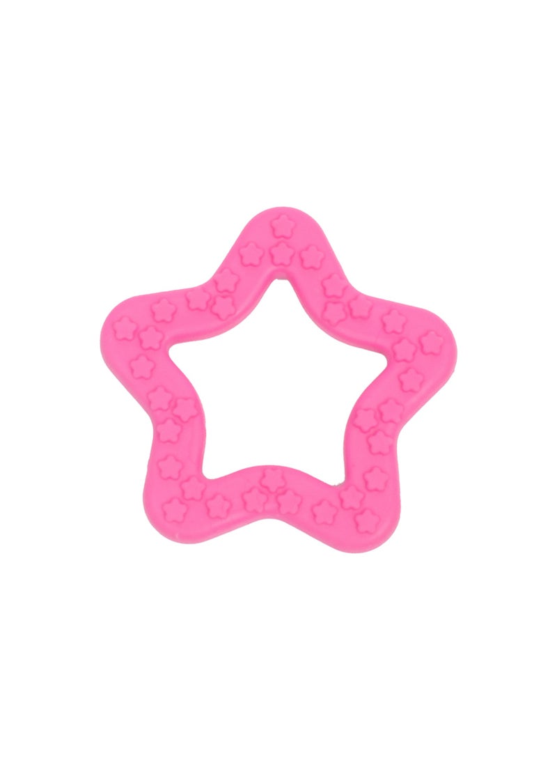 بي إل - لعبة المضغ ستار - صغيرة - وردي