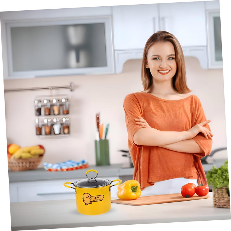 Generic Deep Fryer: Non-Stick, Easy Clean, Compact, Clear Glass Lid, Ideal for Fish, Potatoes, Healthy Cooking - Image 2