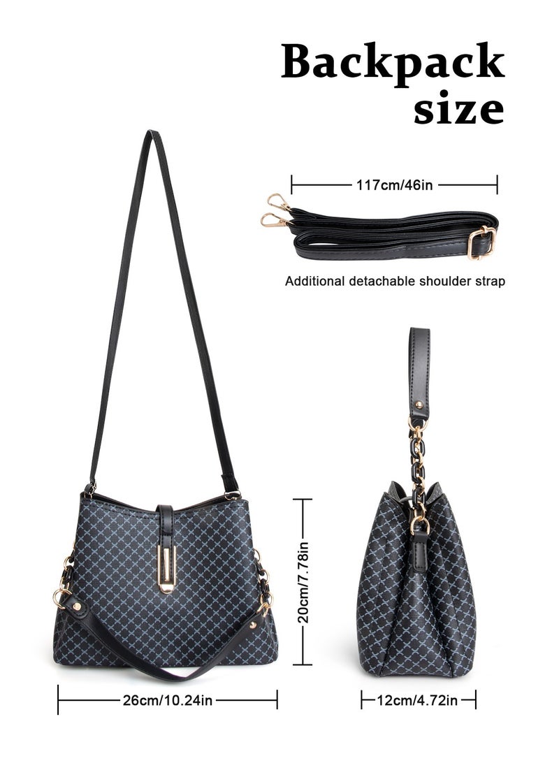 URbazaar Shoulder Tote Bags for Women Top Handle Satchel Ladies Fashion Office Casual Handbags Large Capacity PU Material Stylish - Image 2