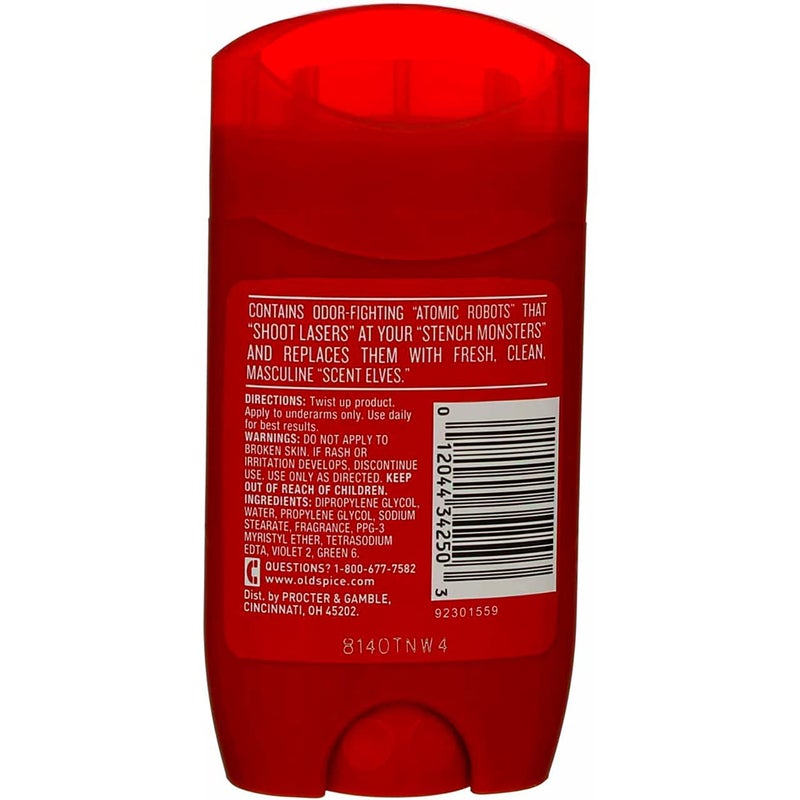 Old Spice Deodorant 2.25 Ounce Fresh Solid (66ml) (3 Pack) - Image 4