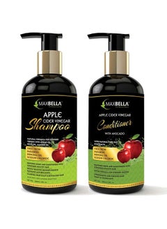 Apple Cider Vinegar No Paraben & Mineral Oil Hair Shampoo 300Ml & Apple Cider Vinegar No Paraben & Mineral Oil Hair Conditioner 300Mlfor Men And Women Combo (2 Items In The Set) - pzsku/Z32F674996D8E3A45B884Z/45/_/1690021623/e8814bd1-94bf-43c6-8553-47269aa17732