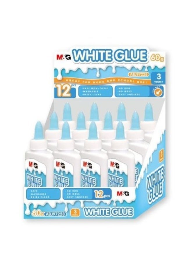 M&G Washable White Glue 60g, display  packing - Image 1