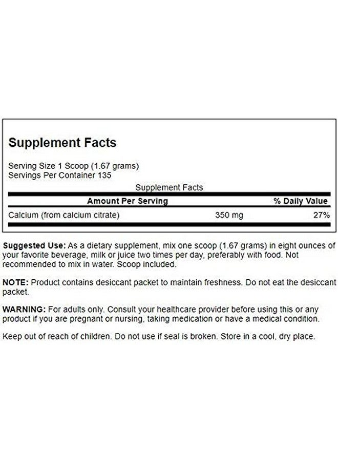 Swanson 100% Pure Calcium Citrate PWD 8 OZ - Image 2