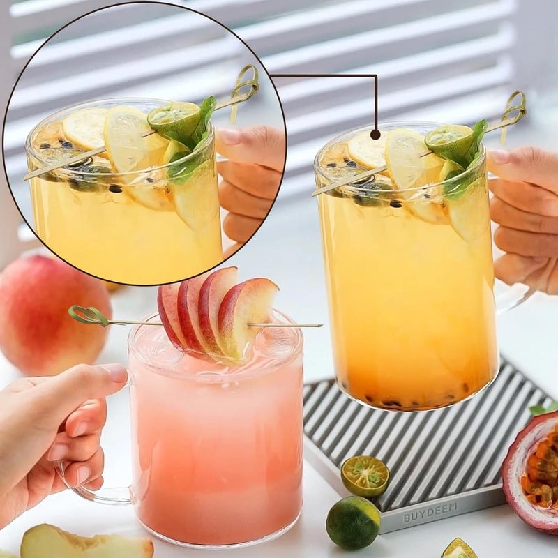 KTOJOY 200 Pcs Cocktail Picks 47 Inch Bamboo Skewers for Appetizers Natural Bamboo Knot Skewers for Party Drinks Food Fruit Charcuterie Boards Accessories - Image 4