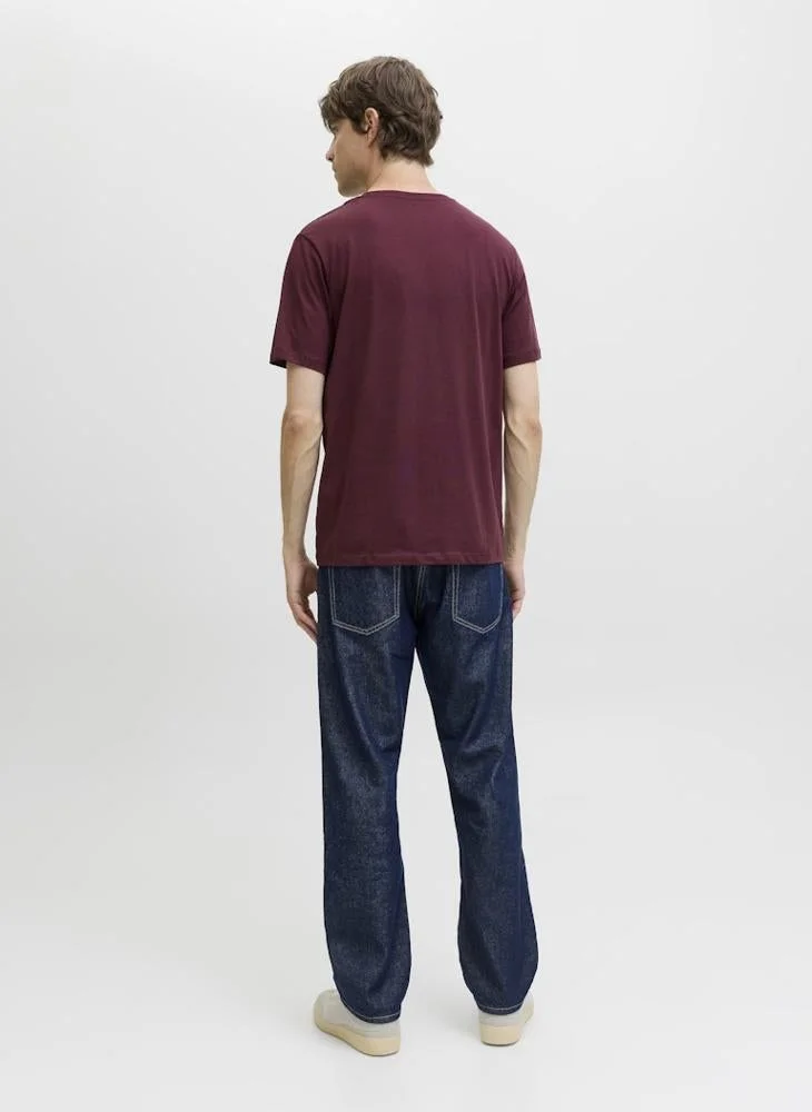 جاي جاي ريبل تيشيرت برقبة دائرية وأكمام قصيرة