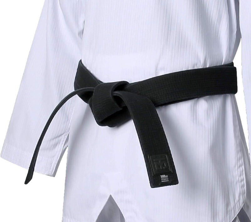 Mooto Korea Taekwondo DO Black Belt Width 5cm Double Wrap Martial Arts TKD Judo Karate (Length 320cm(10.49ft)) - Image 5