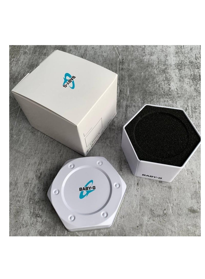 CASIO Baby-G Women's Casual Analog & Digital White Resin Band Watch BA-110X-7A1 - Image 5