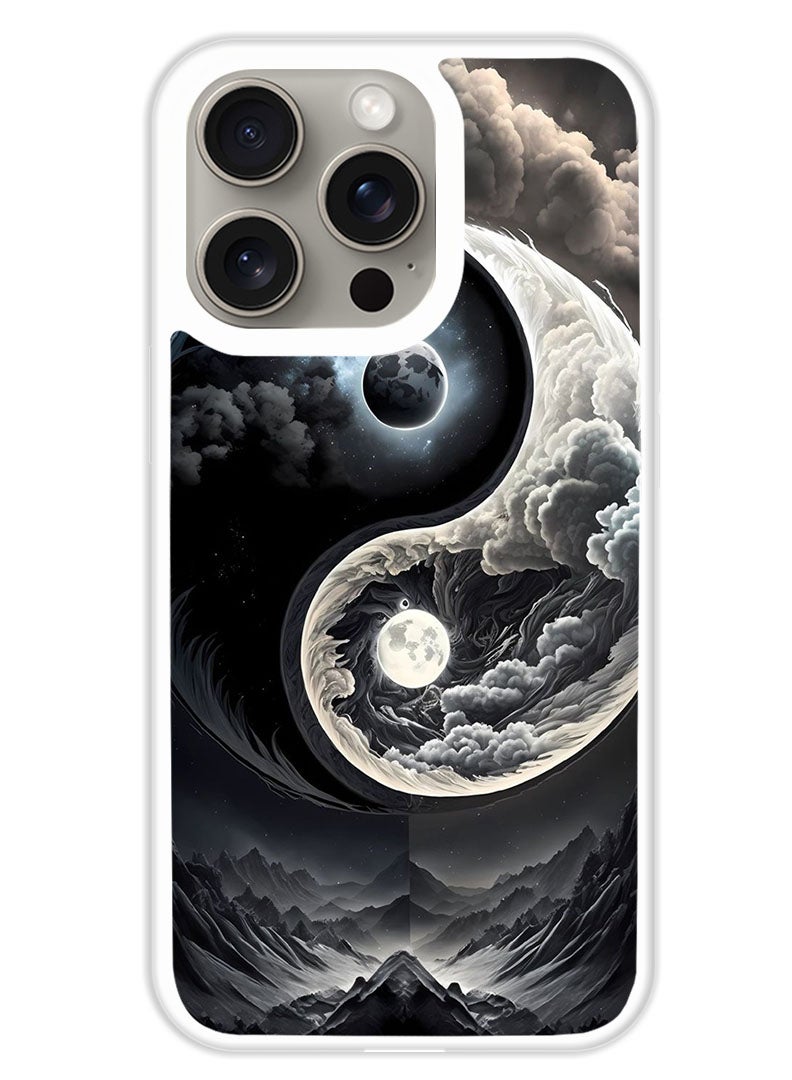 Theodor Protective Case Cover For APPLE IPHONE 15 Pro Anime 2 (2) (White Bumper)  - Image 1