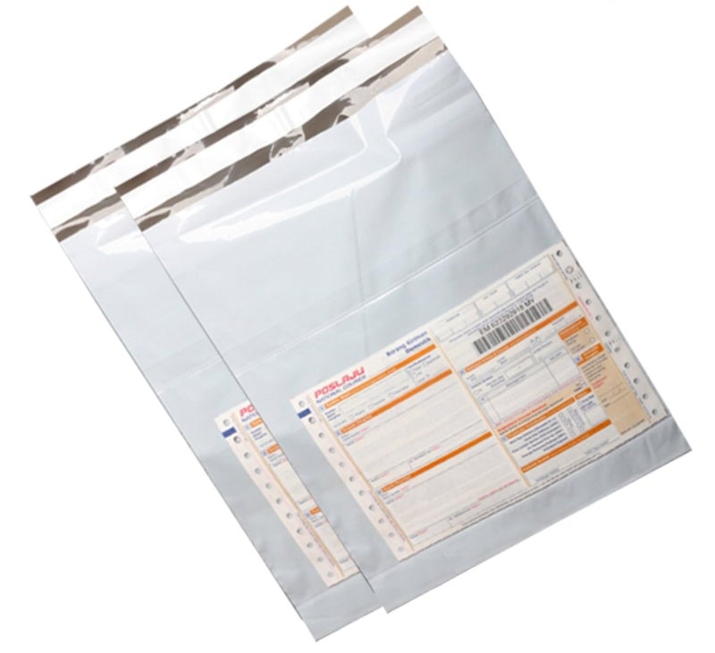 SECUREMENT 50 Pc 12 x 16 Inch Courier Bags With POD Jacket - Tamper Proof Safe Seal Packing Bags - Image 1