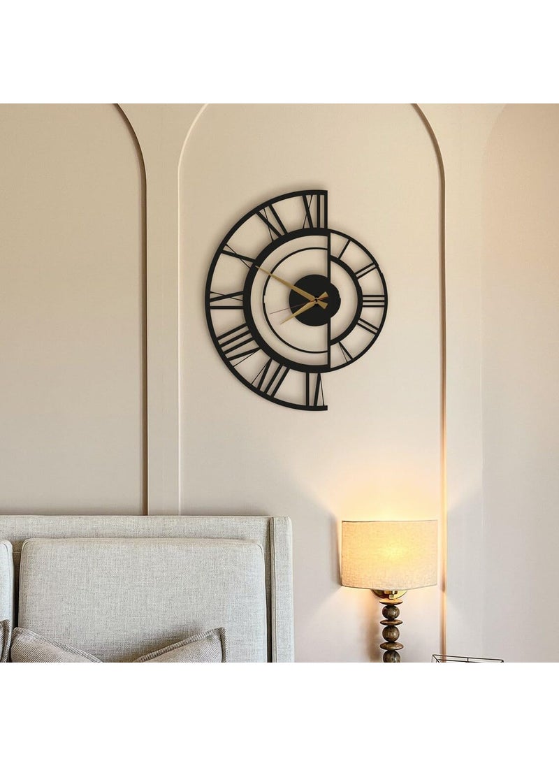 Hometrix - Hometrix Antique Metal Analog Wall Clock for Home Big Size Modern Decorative Wall Watch for Home Style 13 40CM - Image 1