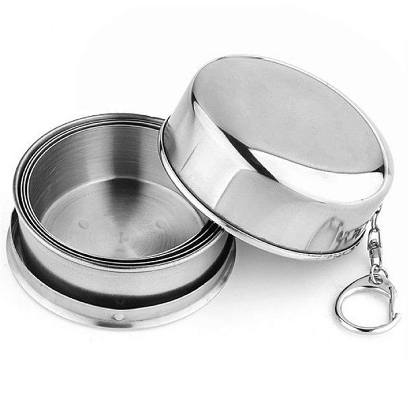 Shyam Creation Stainless Steel Foldable Multipurpose Glass for Travelling Portable Glass - Image 2