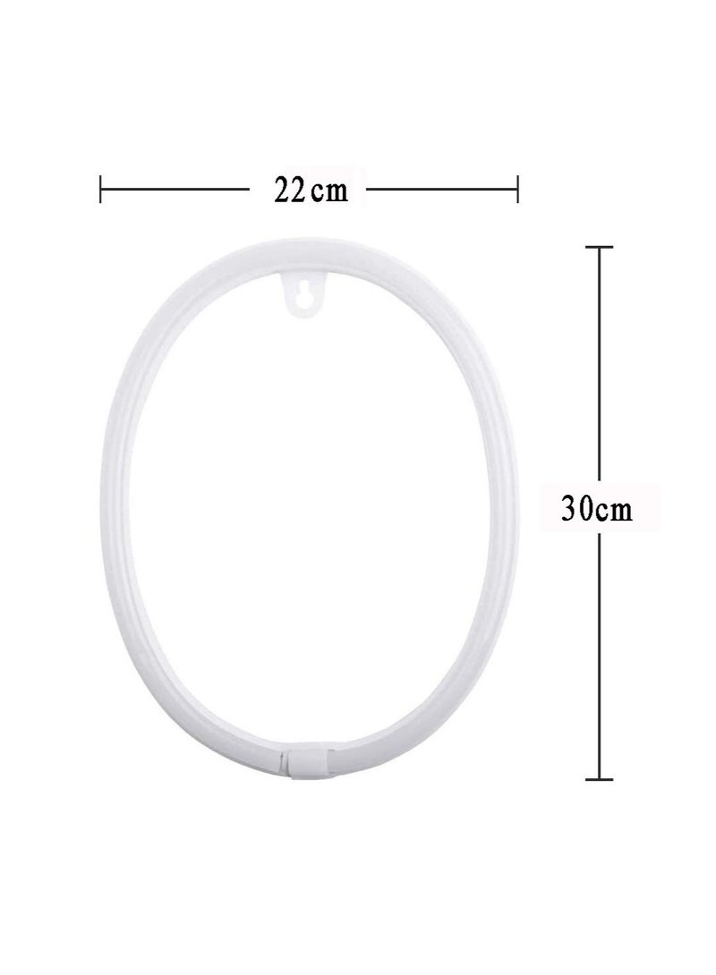سلة حرف بإضاءة النيون باللون الأحمر الدافىء – O - Image 2