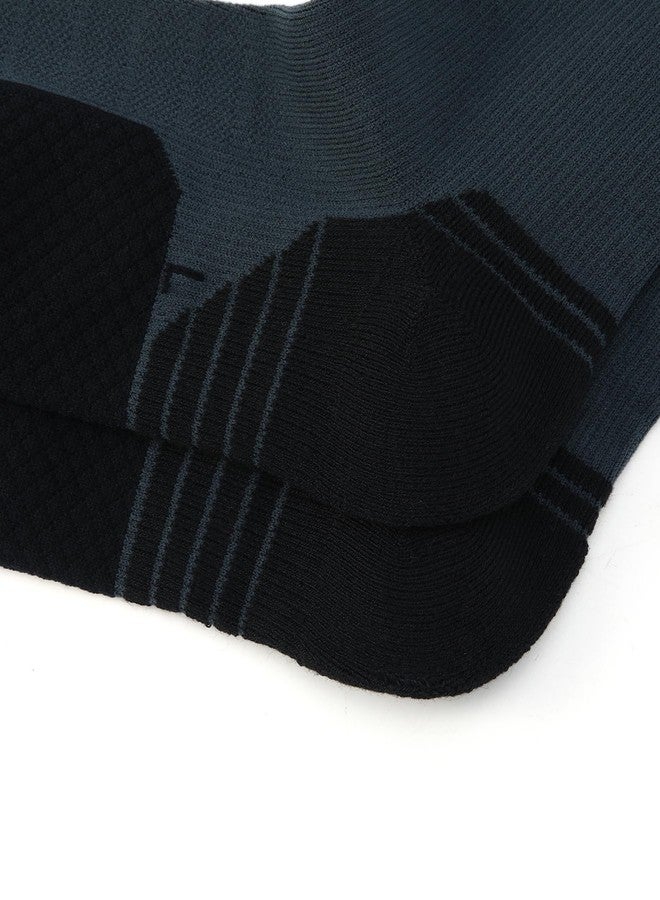 واندر جوارب رياضية رجالية من WANDER، 6 أزواج، جوارب رياضية ماصة للرطوبة للجري وركوب الدراجات، مقاسات من 6 إلى 9 - Image 5