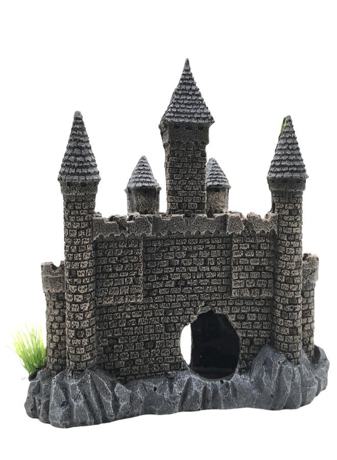 M2cbridge Aquarium Decor Castle Shipwreck Ornament Underwater Landscape(Mountain Castle) - Image 5