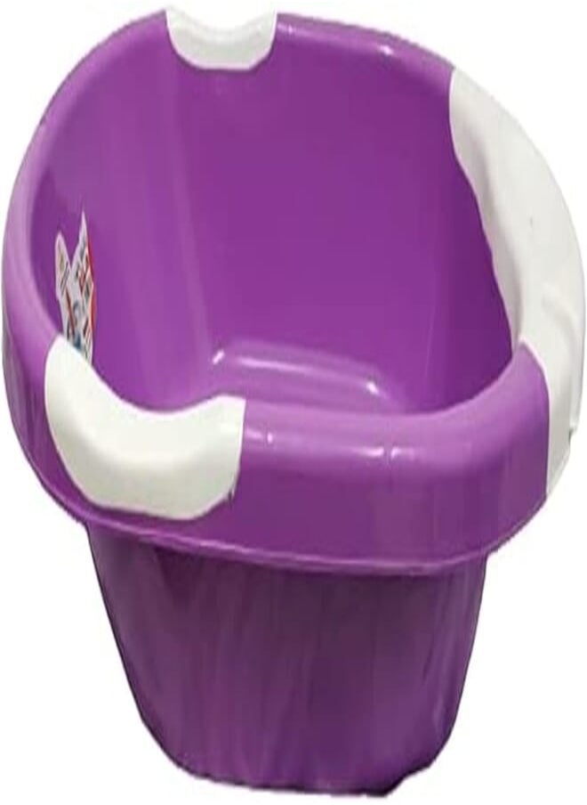 Generic Baby Bath Tub - Purple, White, 75x45cm 