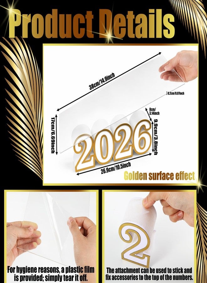 Novabright 2026 Graduation Cake Stand Class of 2026 Letters Cupcake Stand Display Graduation Dessert Snack Food Table Centerpieces Signs for High School College Congraduation Grad Party Decorations - Image 5