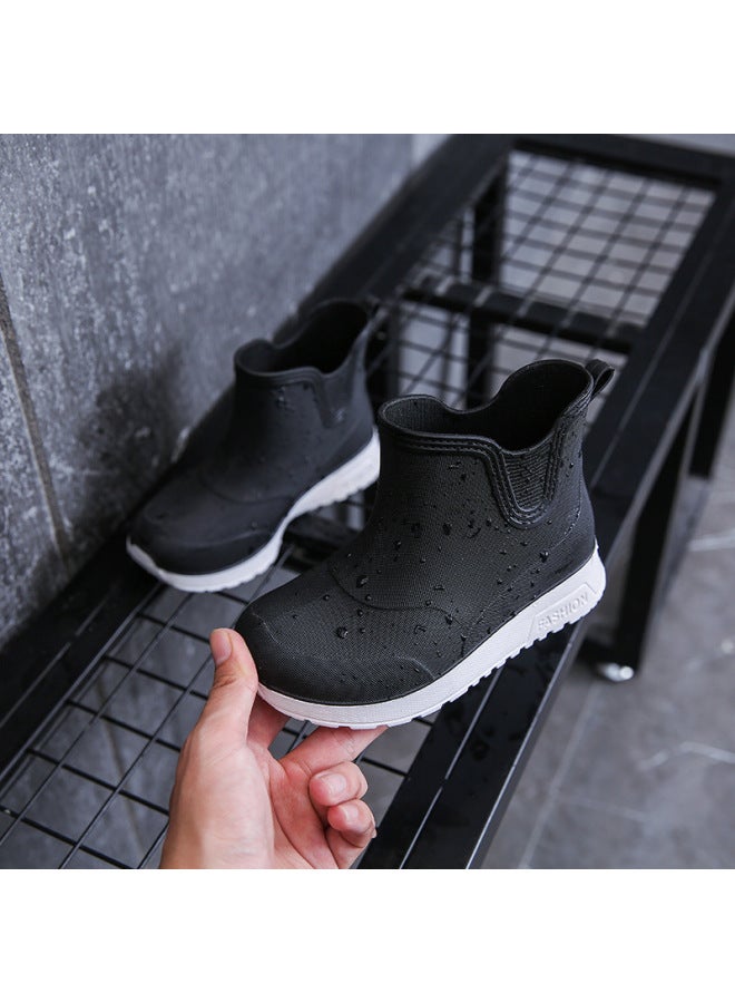 Fashion Rain Boots Girls' Outdoor Non-slip Children's Rain Boots Men's And Women's High-end Waterproof Shoes Non-slip Rain Boots For Rainy Days