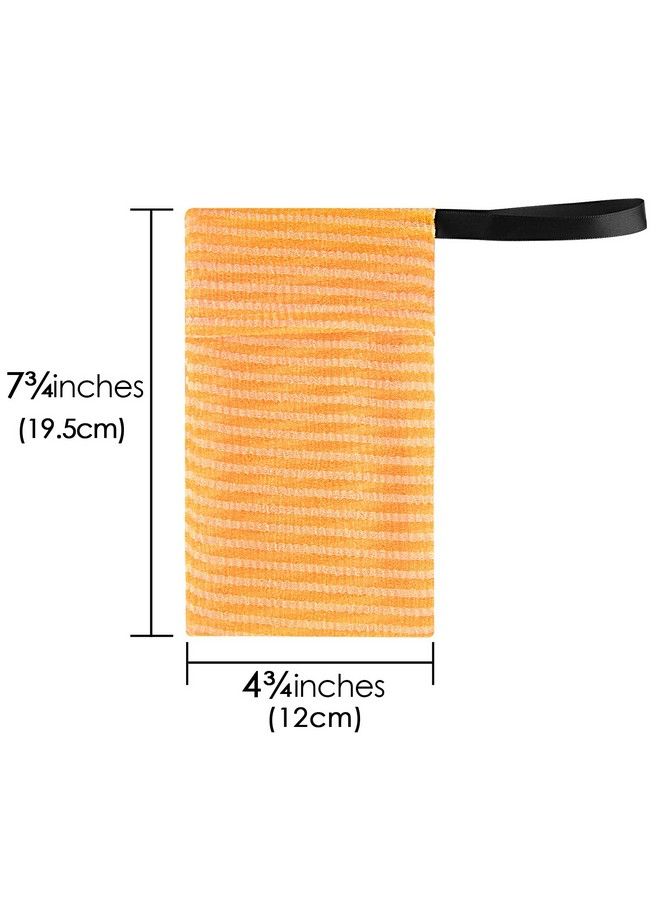 Linkidea 3 Pack Stripes Soap Bag For Soap Bars Exfoliating Sponge Body Scrubber Shower Soap Holder With Lanyard Mesh Soap Saver Pouch For Bath Bar Soap Foaming & Drying Soap Bags Bulk Pack - Image 4