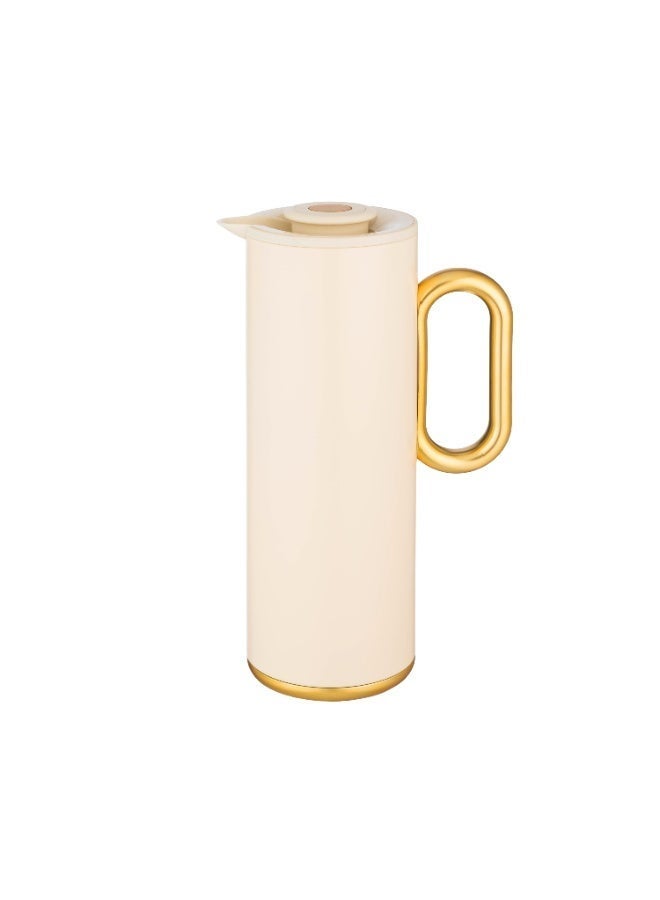 Host Creamy Gold Luxury Tea and Coffee Thermos 🤍✨ | 1 Liter Capacity for Keeping Tea and Coffee Hot or Cold - Image 3