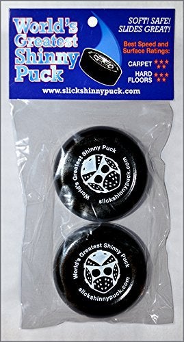 SLICK SHINNY Indoor Floor Carpet Foam Puck Shinny Knee Hockey Safe Soft Goalie Training Kids Toy - World's Greatest Shinny Puck! - Image 1